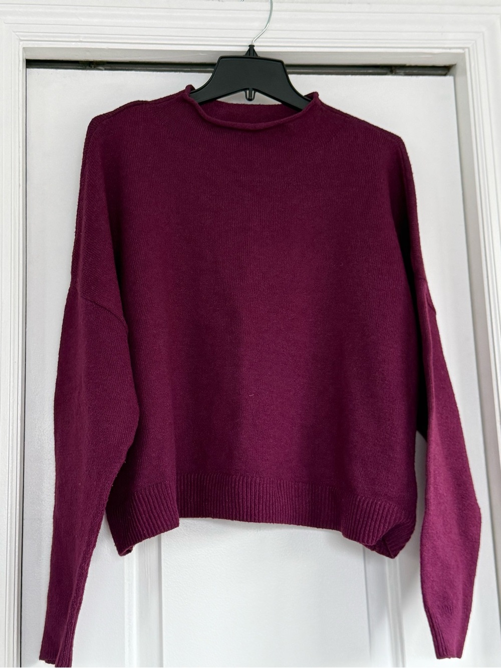 Sonoma Women's Crewneck Sweater in Plum